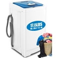 Qhomic Fully Automatic Washing Machine, 17.8lb Large Capacity Portable Washing Machine with Dual