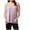 Purple, variant on Besolor Women's Plus Size Summer Tank Tops Padded Spaghetti Strap Camisoles Casual Loose Crewneck Tee Shirts