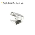 thumbnail image 4 of Uxcell 10x7mm Stainless Steel No Tie Shoelace End Clips Glossy Type, Silver 100 Pack, 4 of 5
