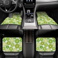 thumbnail image 7 of Pofeuu Kiwi Lemon Print Car Foot Mat Set of 4 Pieces - All-Weather Full Set Floor Mats for Cars Trucks SUVs, 7 of 7