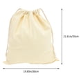 thumbnail image 1 of KAKOWELY 2Ud Bolsa Organizadora De Ropa De Lona Beige Resistente Y Para Viaje Y Casa, 1 of 5