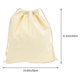 thumbnail image 1 of KAKOWELY 2Ud Bolsa Organizadora De Ropa De Lona Beige Resistente Y Para Viaje Y Casa, 1 of 5
