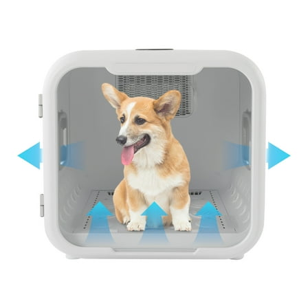 71L/ 65Qt Full Automatic Pet Dryer Box Cat Dog Hair Drying Machine Pet Grooming Hair Dryer