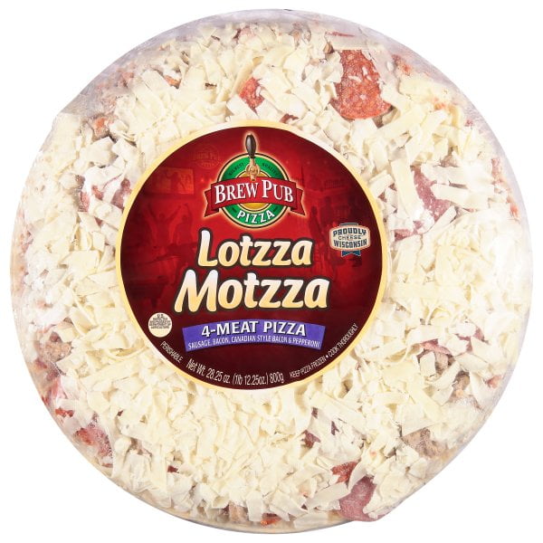 Brew Pub Lotzza Motzza 4Meat Pizza, 26.10 oz Walmart Inventory