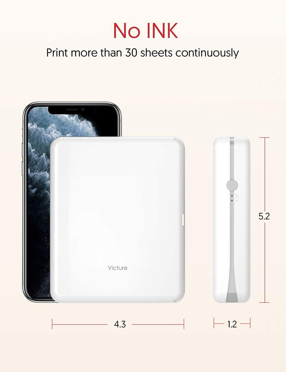 victure portable photo printer