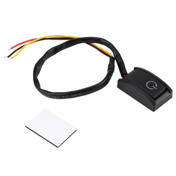 Falleo Clearance DC 12V 200mA Car DIY Switch Paste Type Sticky Button Switch ON/OFF
