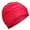 Red, variant on Yucurem Women Large Size Swimming Cap Hat, Pleated Bathing Caps for Long Hair, Solid Color Cloth Swimming Cap (Pink)
