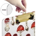 thumbnail image 4 of FMSHPON Mushrooms Clipboard Hardboard Wood Nursing Clip Board and Pull for Standard A4 Letter 13x9 inches, 4 of 8
