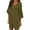 Army Green, variant on Puyaiuu New Maxi Dresses for Women 2025 Leisure V-Neck 3/4 Sleeve Mid-Length Dress Breathable Beach Dresses for Women Solid Summer Dresses for Women