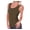 Army Green, variant on Women Double Rolling Raw Edge Tank - W2C0350