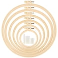 thumbnail image 1 of Set de aros de bordado Caydo de 9 a 27 cm con agujas, 1 of 8