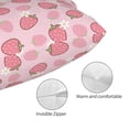 thumbnail image 3 of Kdxio Cotton Pillow Cases Pillowcases,Soft and Breathable Bedroom Pillow Cases-Strawberries, 3 of 8