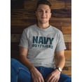 thumbnail image 2 of Navy Boyfriend Men T-Shirt, Male Small, 2 of 3