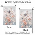 thumbnail image 2 of Summer Leaf Garden Flag Leaves Flower Floral Welcome Small Yard Flag Double Sided Vertical Seasonal Outdoor Decoration 12x18 Inch, 2 of 5