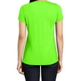 thumbnail image 2 of Mafoose Women's Competitor Cotton Touch Scoop Neck Tee Neon Green Medium, 2 of 5