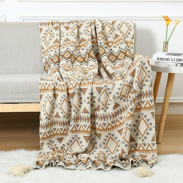 Jinsinto 1pc Couverture Décorative Canapé Couverture avec Frange de Mode Mignonne (130 * 170CM)