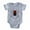 Heather Gray, variant on - Pixel Spider_Tr3 - Cute Infant Baby Football Bodysuit