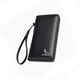 thumbnail image 1 of Sonducket Cartera larga con cremallera para hombre, bolsa de crédito, monedero, tarjetero, Vertical, antirrobo, gran capacidad para ama de Carteras Negro, 1 of 6
