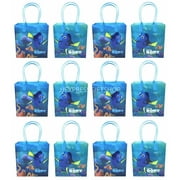 Finding Dory 12 Authentic Licensed Party Favor Reusable Medium Goodie Gift Bags 6"
