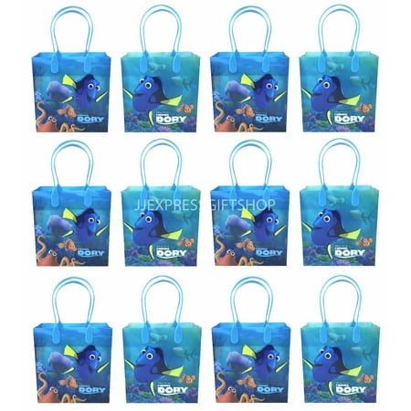 Finding Dory 12 Authentic Licensed Party Favor Reusable Medium Goodie Gift Bags 6"