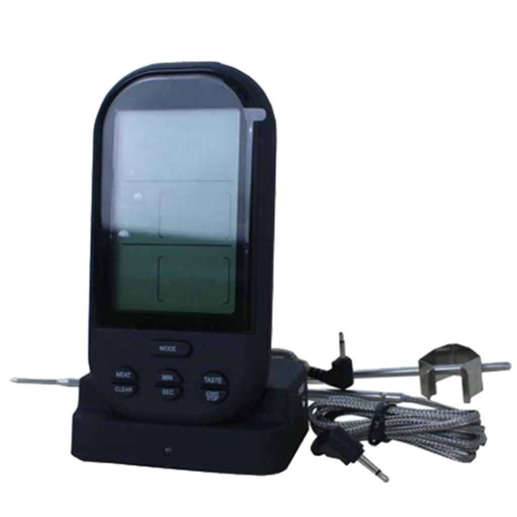 Tel-tru Bq300 Barbacoa Termómetro, 3 Inch Esfera De Color Negro Con Zonas, 4 Inch Tallo, 100/500 Grados F
