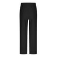 thumbnail image 6 of Gamivast My Order History Online Girls Cotton Linen Pants Casual Trendy High Waist Y2K Trousers Straight Leg Pants Vacation Beach Pants Lightweight Placed Recently by Me Delivery Status, 6 of 7