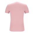 thumbnail image 5 of WXLWZYWL Going out Tops for Women Short Sleeve T Shirts V Neck Casual Stretchy Tees Slim Fitted Summer Tops, 5 of 6