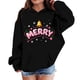 thumbnail image 1 of Sudadera con capucha para niñas y niños, sudadera de manga larga con cuello redondo y estampado de moda, jersey con bolsillo, sudadera de poliéster para niñas, 1 of 8