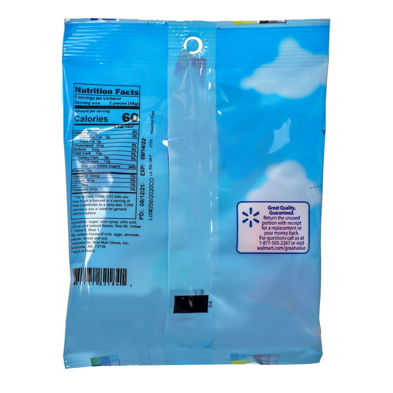 Great Value Assorted Pops, 4.5 oz - Walmart.com