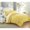 Yellow, variant on Chic Home 3 piece Nica pinch pleat pintuck Duvet cover and Shams Set