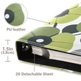 thumbnail image 3 of FORMRS 3 Ring Photo Album 4"x6" Self Adhesive Large Capacity PU Leather Cover, Gray Floral, 3 of 8