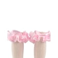 thumbnail image 2 of Liacowi Baby Toddler Girl Knit Socks Long Tube Anti-Slip Lace Ruffle Princess Breathable Socks, 2 of 4