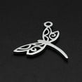 thumbnail image 2 of 5Pcs Hollow Dragonfly Pendants 201 Stainless Steel Laser Cut Filigree Dragonfly Pendants 15x17.5x1mm Flying Animal Charms Pendants with 1.4mm Hole Ideal for Jewelry Making and Craft Projects, 2 of 3