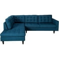 thumbnail image 2 of Modway Empress Mid-Century Modern Upholstered Fabric Left-Facing Sectional Sofa in Azure, 2 of 5