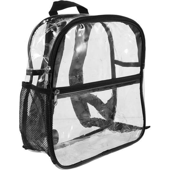 Masteelf 1Set Clear See Through Bag Leisure Shoulder Bag Backpack for Women Daily Use