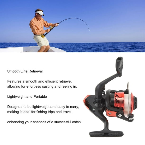 Reels Lightweight Ultra Fishing Reels With Fishing Line Metal Body 5.2:1  Gear Ratio 
