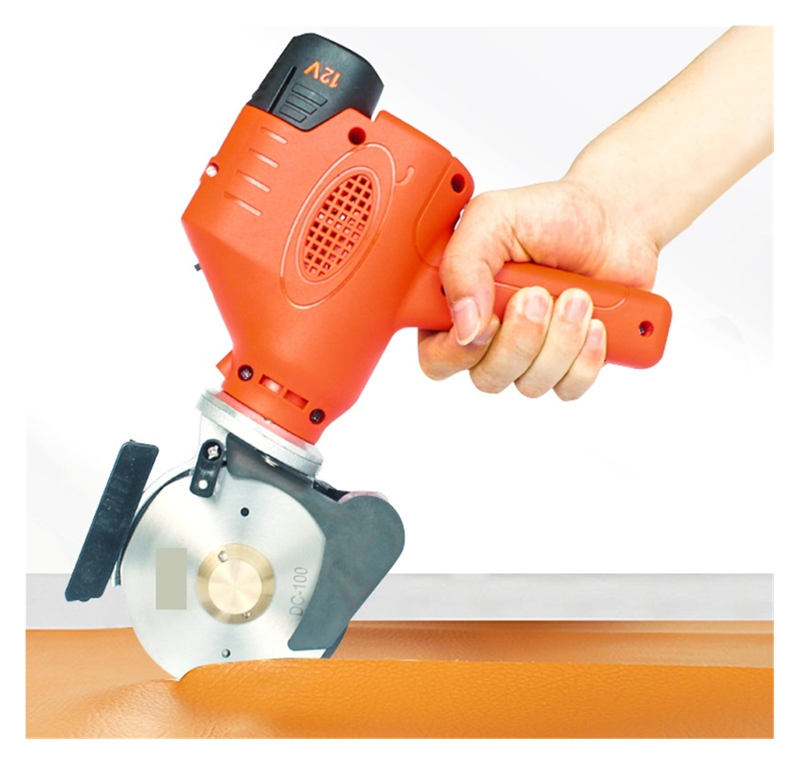Electric Scissors Cutting Cloth Machine Electric Round Scissors Rechargeable Fabric/Leather/Cloth Sewing Cutting Sewing Shear ,Complete Accessories