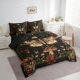 thumbnail image 3 of Manfei Animal Moth 7-Piece Twin Bedding Sets,Floral Mushroom Bedding Comforter Set,Bohemian Theme Breathable Sheet Sets,Lightweight Flower Room Decor,Reversible, 3 of 8