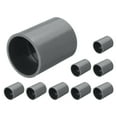 thumbnail image 1 of Uxcell 10 Pcs Adaptador de Acoplamiento de Tubería 1.2" Socket x Socket Gris, 1 of 6