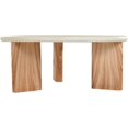 thumbnail image 4 of Meridian Furniture Table Basse Intérieure/extérieure en Crème / Béton Naturel, 4 of 9