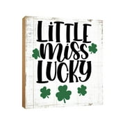 Lifesong Milestones St. Patrick's Day Decorations Wooden Tabletop Centerpiece Decoration