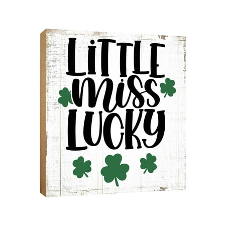 Lifesong Milestones St. Patrick's Day Decorations Wooden Tabletop Centerpiece Decoration