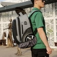 thumbnail image 4 of Mochila con ruedas para computadora portátil Mochila grande con ruedas negra Mochila de viaje Bolsas de negocios Maleta Hombres Mujeres Grandes, 4 of 5