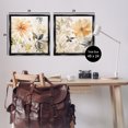 thumbnail image 4 of Stupell Industries Muted Cottage Flowers Botanical & Floral Painting Black Floater Framed Canvas Art Print Wall Art, 25 x 25, Set of 2, 4 of 10