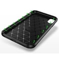 thumbnail image 3 of Case for iPhone XR, Nakedcellphone [BLACK CARBON FIBER] Flexible TPU Slim Cover [Anti-Shock, Anti-Fingerprint] for Apple iPhone XR (10R) 2018, 6.1", 3 of 4