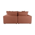 thumbnail image 3 of TOV Furniture Cali Rust Modular Upholstered Loveseat, 3 of 7