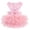 Pink, variant on Dog Dress, Fashion Puppy Tutu Princess Dresses for Small Dogs, Sweet Skirt with Dog Bowknot Clips, Spring Dog Cat Clothes Pet Apparel ,L