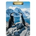 thumbnail image 1 of FMSHPON Chinstrap Penguin Clipboard Hardboard Wood Nursing Clip Board and Pull for Standard A4 Letter 13x9 inches, 1 of 7