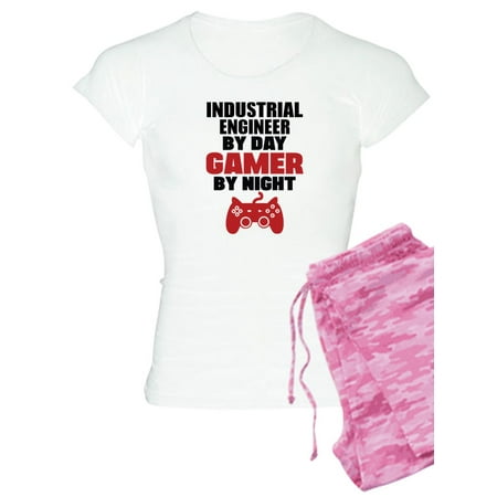 

CafePress - INDUSTRIAL ENGINEER BY DAY GAMER BY NIGHT Pajamas - Women s Light Pajamas