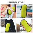thumbnail image 6 of Vsdgher Yellow Sunglasses Soft Case Neoprene Zipper Eyeglass Case, Zipper Portable Spectacle Cases for Men Women, 6 of 6